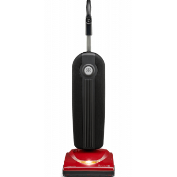 Red upright vacuum cleaner model